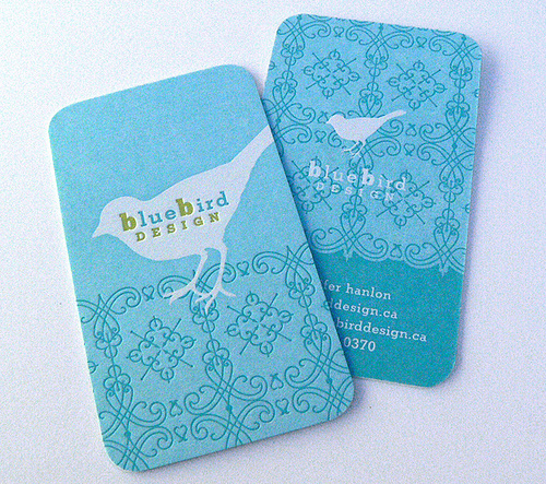 Blue Bird Design Card