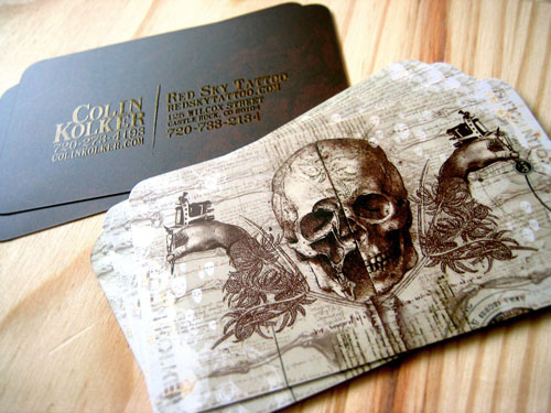 Red Sky Tattoo | Business Cards Observer