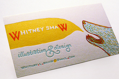 letterpress business cards