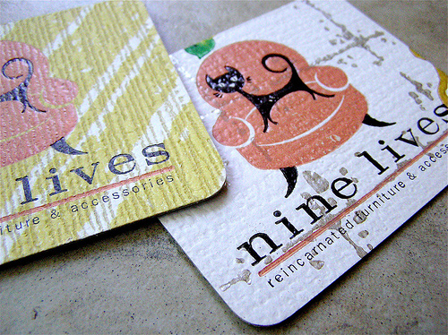 Nine Lives Business Card