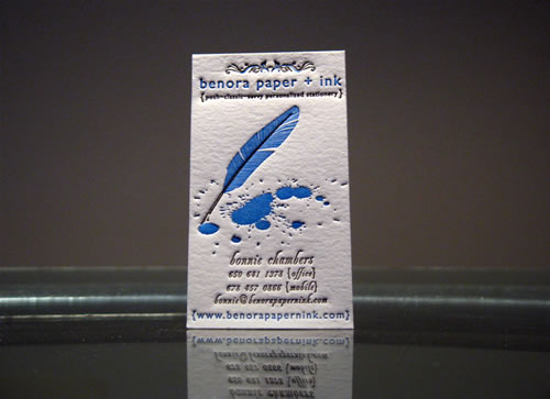 Benora Letterpress Card