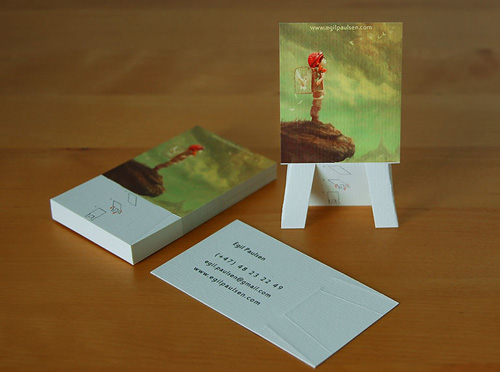 Easel Business Card