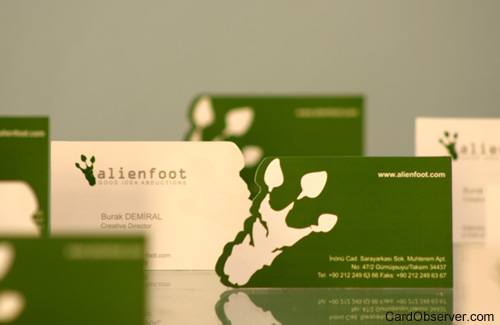 Alienfoot Business Card