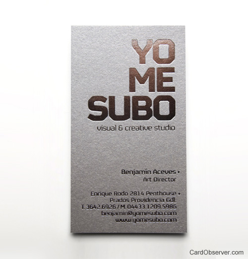 Cool Business Card YoMeSubo