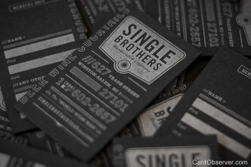 Letterpress Business Card