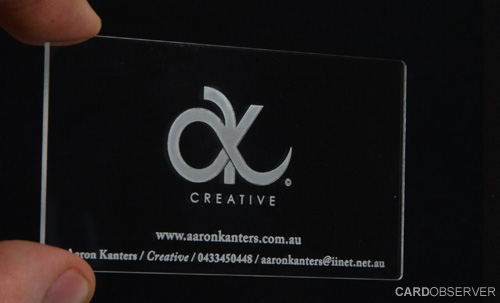 Acrylic Business Card