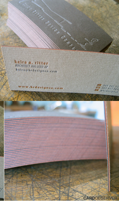 Letterpress Business Card