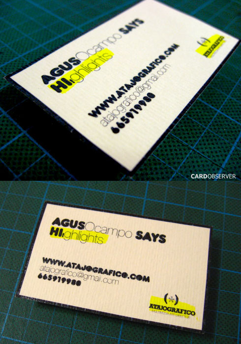 Recycled Business Card