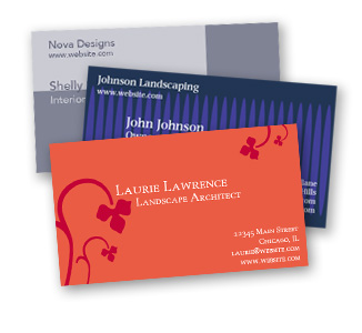 How can you print your own business cards?