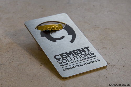 Bottle Opener Business Card