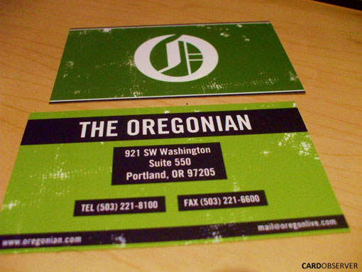 Oregonian Business Card