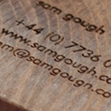 Wooden Business Card