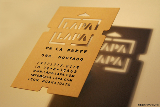 Silk Screened Business Card