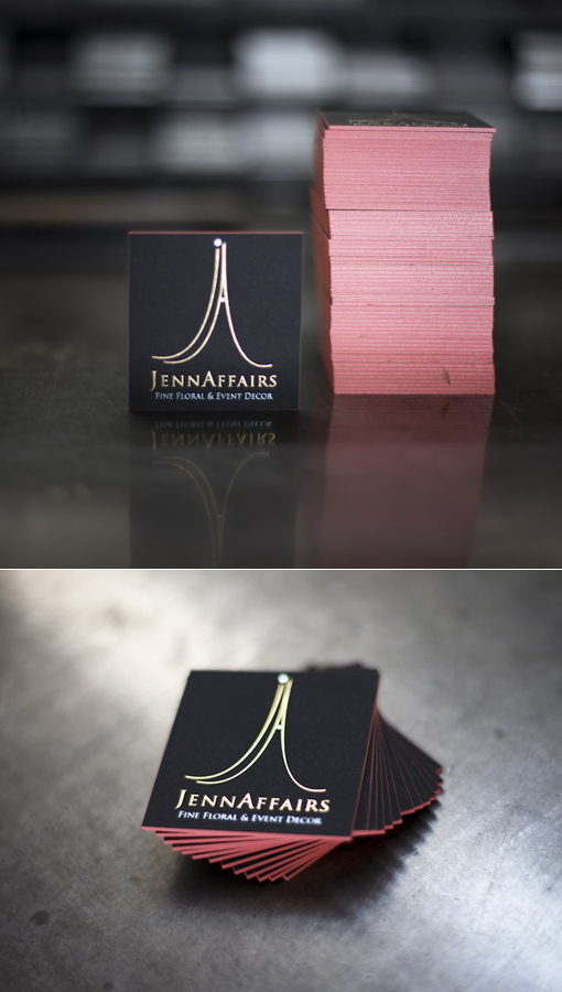 Foil Stamped Business Card