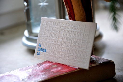 Letterpress Business Card