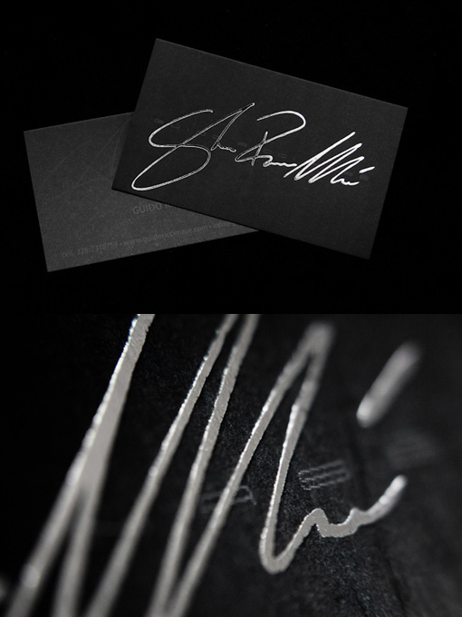 Silver Coins Business Card