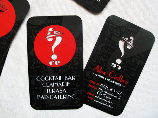 Cocktail Bar Business Card