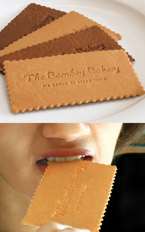Edible Business Card - Bombay Bakery