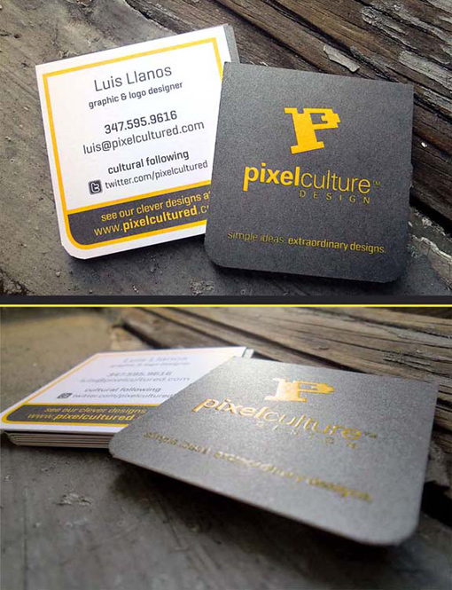 2x2 Square Business Cards