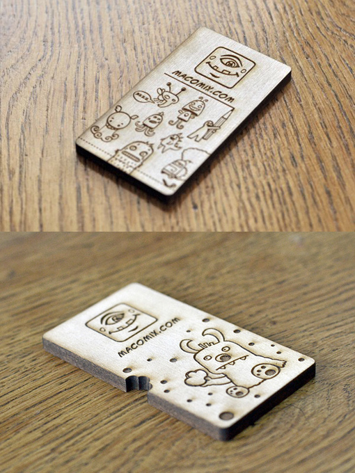 Wooden Business Card