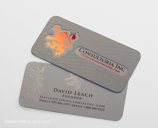Double-Thick Silk Business Card