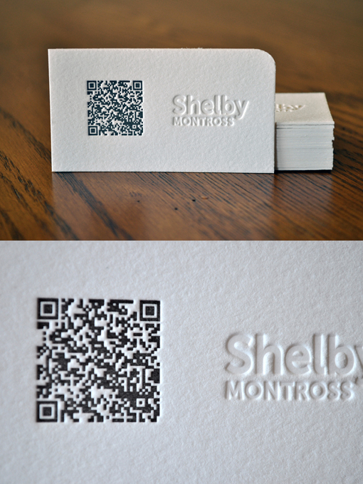 QR Code Letterpress