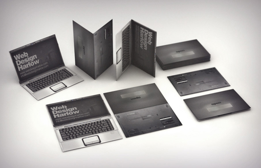 Laptop Business Card