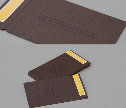 Chocolate Colored Card