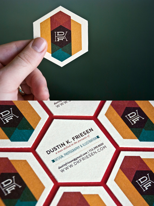 Hexagonal Business Cards