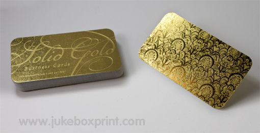 Gold Business Card