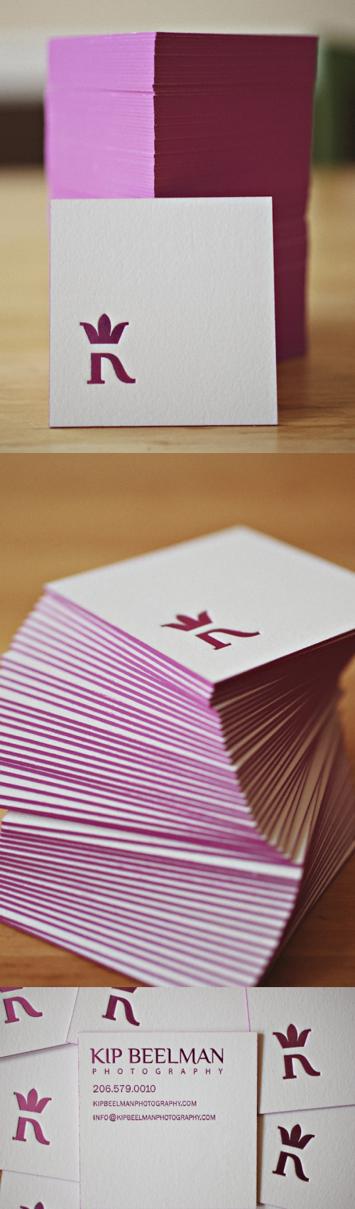 Beautiful Square Letterpress