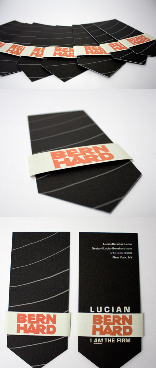 Tie-Shaped Business Card