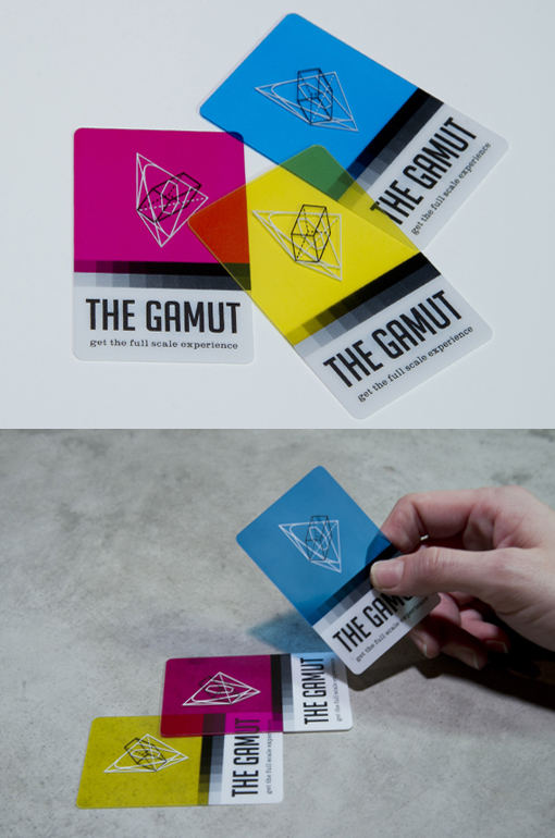 Colorful Transparent Card Design