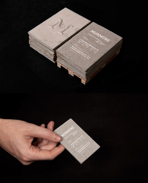 Concrete Business Cards