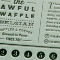 Awful Waffle Letterpress