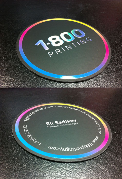 Round Spot UV Cards