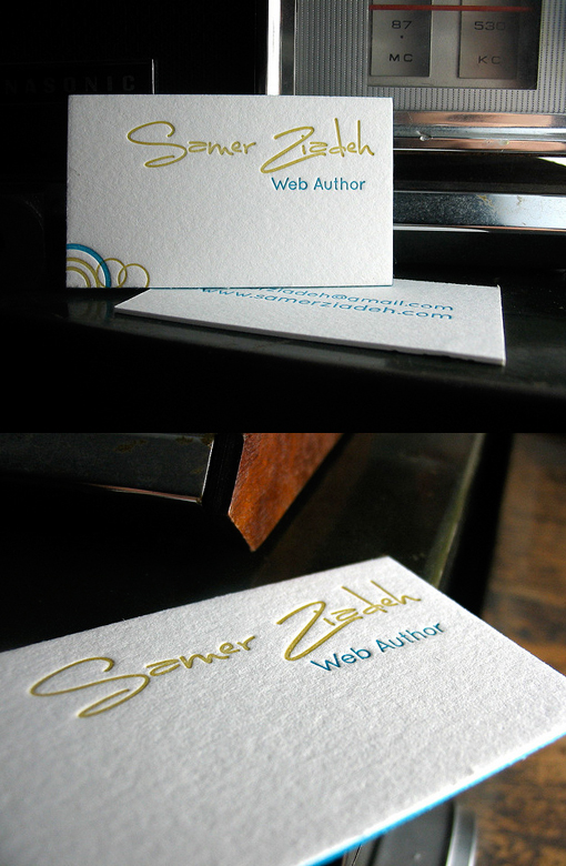 Custom Letterpress Design