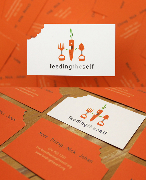 Orange Business Cards