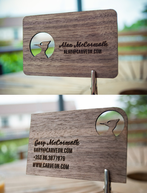 Wooden Business Cards