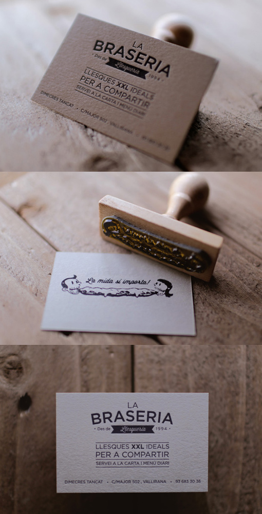 Business Card for La Braseria