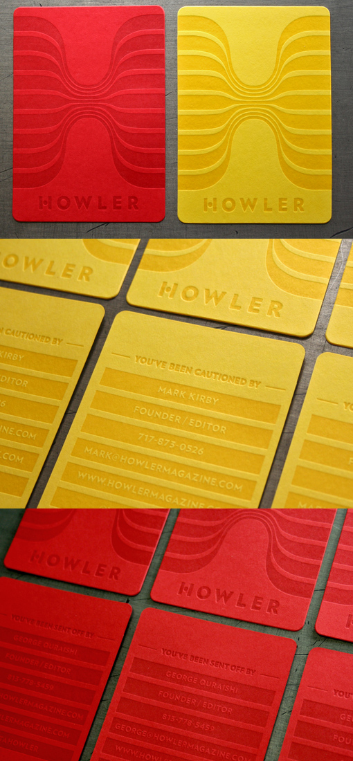 Howler Magazine Business Cards