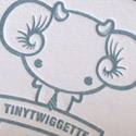 Tiny Twiggette Letterpress