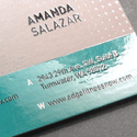 Silk Laminated Business Card