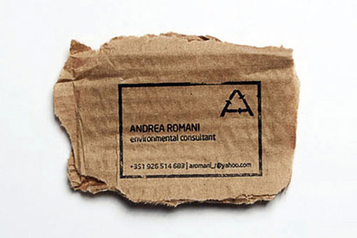 Environmental Friendly Business Card