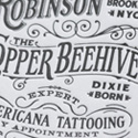 Americana Tattooing Letterpress