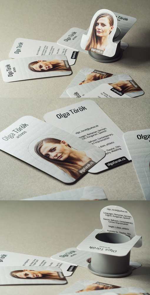 Actress Business Card