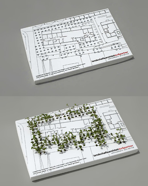 Interactive Business Card Concept for a Landscape Architect