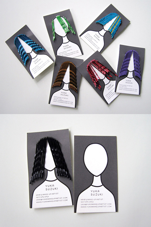 Creative Business Cards for a Hairdresser