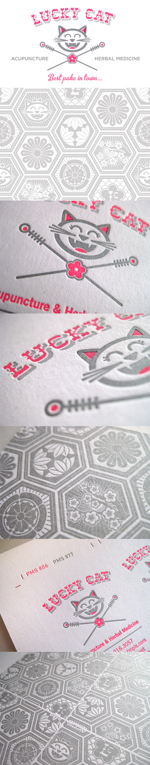Quirky Letterpress Business Cards
