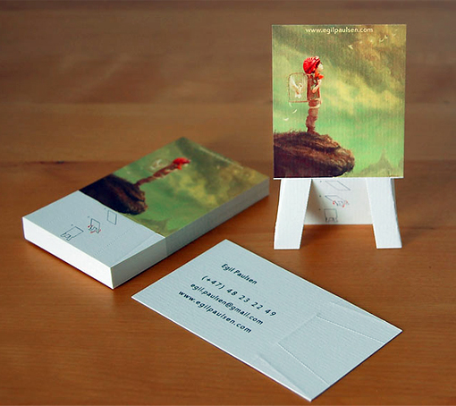 Brilliant Business Card Design For An Illustrator